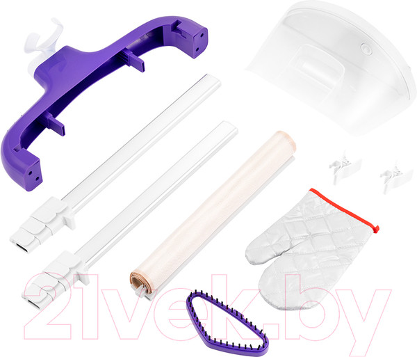 Изображение товара Отпариватель Kitfort KT-9113-1 (белый/фиолетовый)