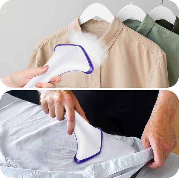 Изображение товара Отпариватель Kitfort KT-9113-1 (белый/фиолетовый)