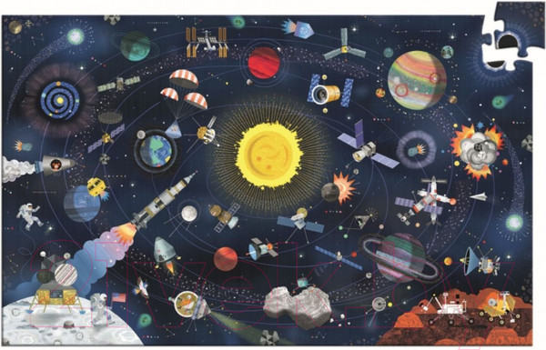 Изображение товара Пазл Djeco Космос 07413 (с буклетом)