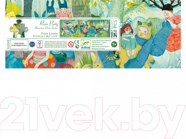 Изображение товара Пазл Djeco Вечеринка на реке / 07618