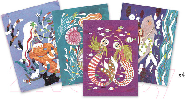 Изображение товара Набор для творчества Djeco Русалки / 09507