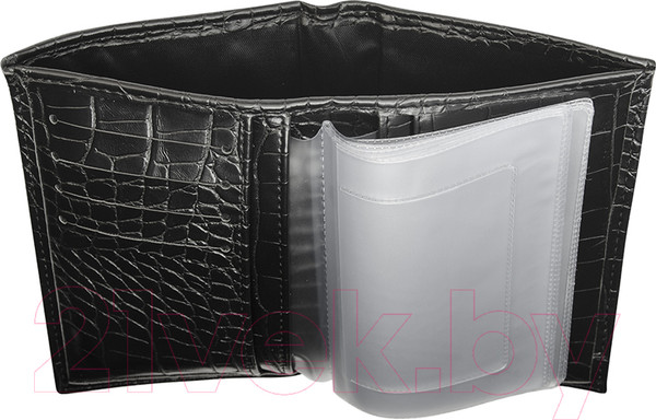 Изображение товара Портмоне OfficeSpace 240450 (черный/крокодил)