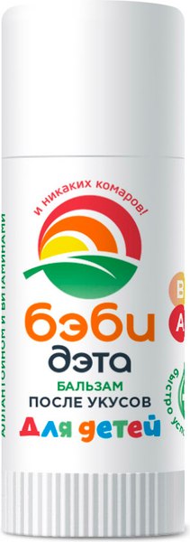 Изображение товара Бальзам после укусов насекомых Бэби Дэта После укусов насекомых (10мл)