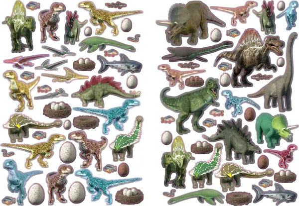 Изображение товара Развивающая книга Робинс Моя книга наклеек. Динозавры