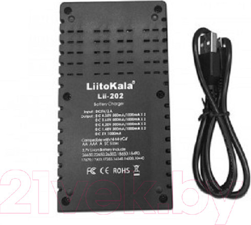 Изображение товара Зарядное устройство для аккумуляторов LiitoKala Lii-202