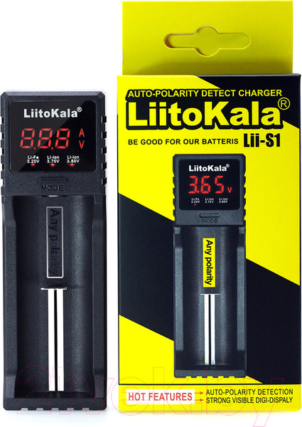 Изображение товара Зарядное устройство для аккумуляторов LiitoKala Lii-S1