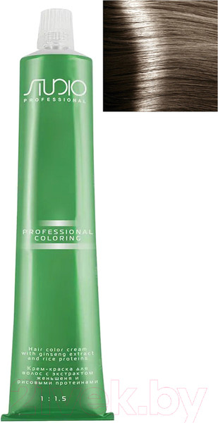 Изображение товара Крем-краска для волос Kapous Studio Professional с женьшенем и рисовыми протеинами 7.21  (фиолетово-пепельный блондин )