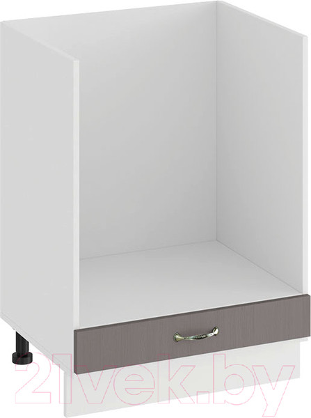 Изображение товара Шкаф под духовку ТриЯ Бьянка 1Н6Б (белый/дуб серый)