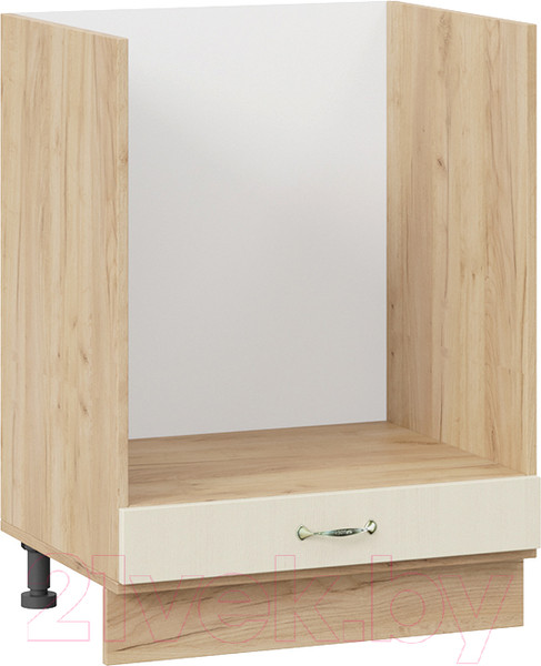 Изображение товара Шкаф под духовку ТриЯ Бьянка 1Н6Б (дуб крафт золотой/дуб ваниль)