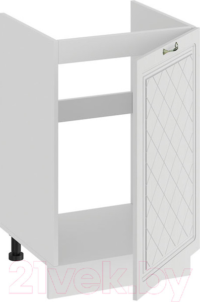Изображение товара Шкаф под мойку ТриЯ Бьянка 1Н5М (белый/дуб белый)