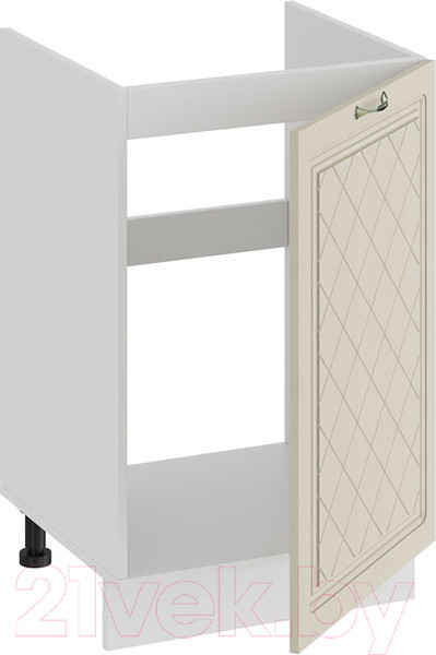 Изображение товара Шкаф под мойку ТриЯ Бьянка 1Н5М (белый/дуб ваниль)