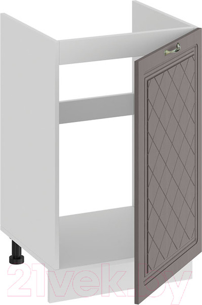 Изображение товара Шкаф под мойку ТриЯ Бьянка 1Н5М (белый/дуб серый)