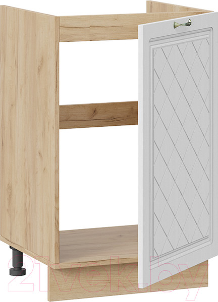 Изображение товара Шкаф под мойку ТриЯ Бьянка 1Н5М (дуб крафт золотой/дуб белый)