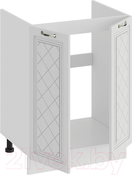 Изображение товара Шкаф под мойку ТриЯ Бьянка 1Н6М (белый/дуб белый)