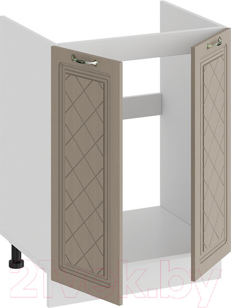 Изображение товара Шкаф под мойку ТриЯ Бьянка 1Н6М (белый/дуб кофе)
