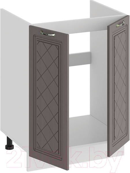 Изображение товара Шкаф под мойку ТриЯ Бьянка 1Н6М (белый/дуб серый)
