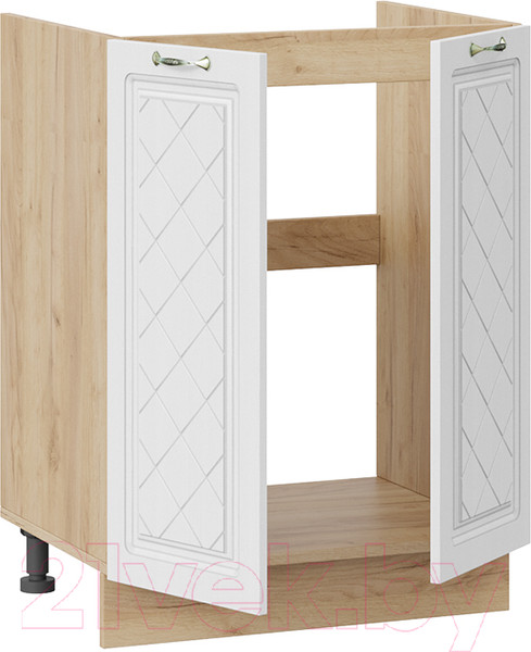 Изображение товара Шкаф под мойку ТриЯ Бьянка 1Н6М (дуб крафт золотой/дуб белый)