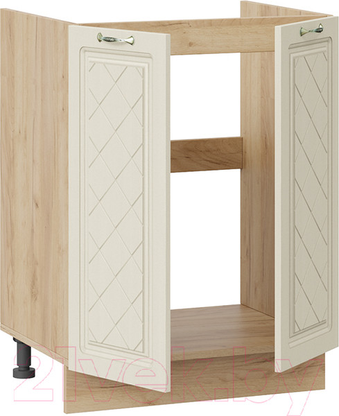 Изображение товара Шкаф под мойку ТриЯ Бьянка 1Н6М (дуб крафт золотой/дуб ваниль)