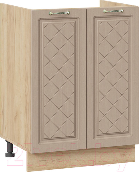 Изображение товара Шкаф под мойку ТриЯ Бьянка 1Н6М (дуб крафт золотой/дуб кофе)