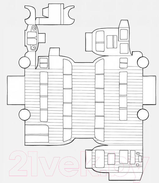 Изображение товара Набор для творчества Робинс Конструктор. Транспорт