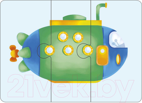 Изображение товара Развивающая игра Робинс Технопутаница. Собираем картинки, слоги и слова