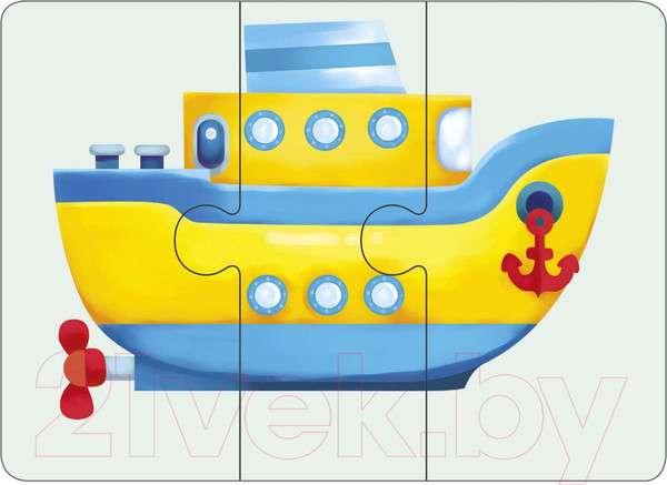 Изображение товара Развивающая игра Робинс Технопутаница. Собираем картинки, слоги и слова