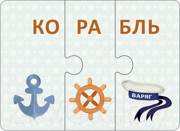 Изображение товара Развивающая игра Робинс Технопутаница. Собираем картинки, слоги и слова