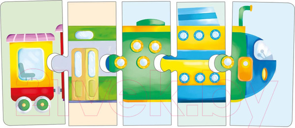 Изображение товара Развивающая игра Робинс Технопутаница. Собираем картинки, слоги и слова