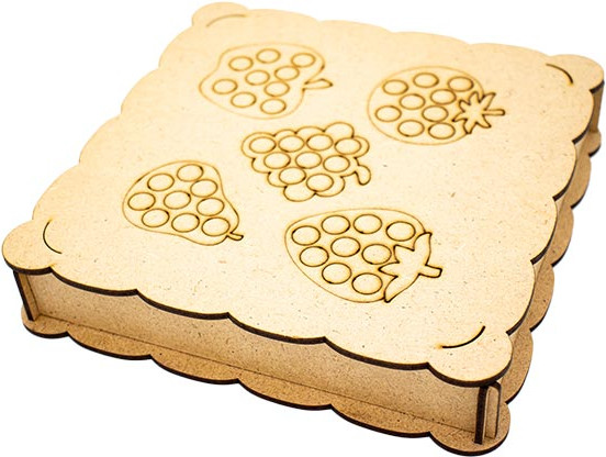 Изображение товара Сортер Деревянный город Мозаика Фрукты / Л042-ANT