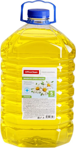 Изображение товара Мыло жидкое OfficeClean Proffesional Ромашка Антибактериальное пэт (5л)
