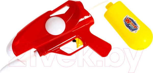 Изображение товара Бластер игрушечный Bondibon Водный пистолет. Наше лето / ВВ4384-Б (красный/желтый)