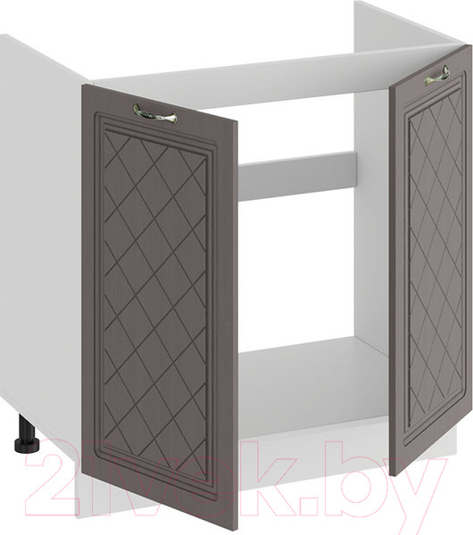 Изображение товара Шкаф под мойку ТриЯ Бьянка 1Н8М (белый/дуб серый)