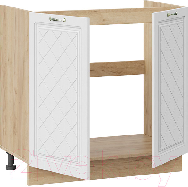 Изображение товара Шкаф под мойку ТриЯ Бьянка 1Н8М (дуб крафт золотой/дуб белый)