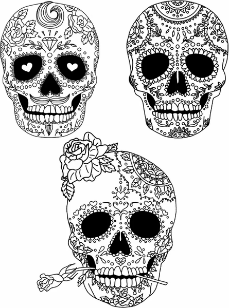 Изображение товара Раскраска-антистресс Робинс Черепок. Бесстрашная раскраска