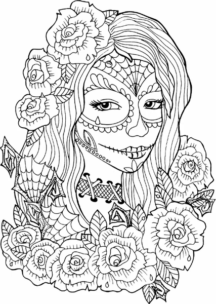 Изображение товара Раскраска-антистресс Робинс Черепок. Бесстрашная раскраска