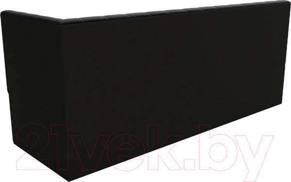 Изображение товара Скамья кухонная мягкая Лига Диванов Маркиз правая (велюр черный)