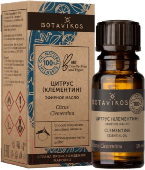 Изображение товара Эфирное масло Botavikos Клементин 100% (10мл)