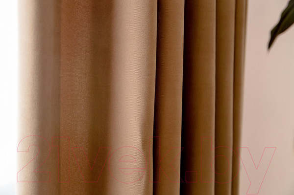 Изображение товара Комплект штор Decoretto Канвас теплый КТП-K33 (188x260, песочный)