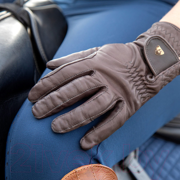 Изображение товара Перчатки для верховой езды Aubrion 1074 (XS, коричневый)