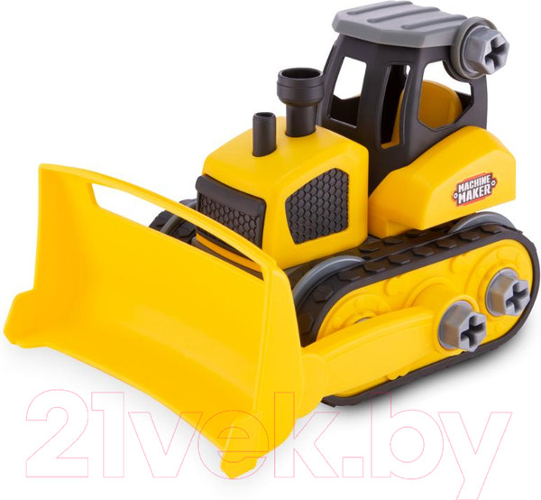 Изображение товара Игрушка-конструктор Nikko Junior Builder – Бульдозер Кран и аксессуары 40022