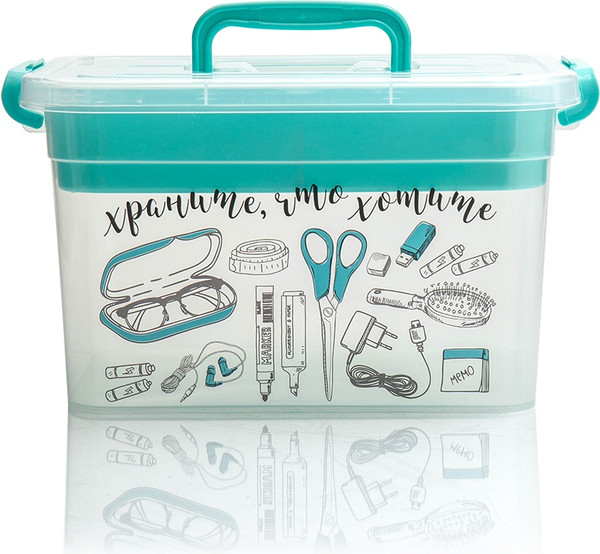 Изображение товара Органайзер для хранения Полимербыт Важные мелочи / 4380902 (6.5л)