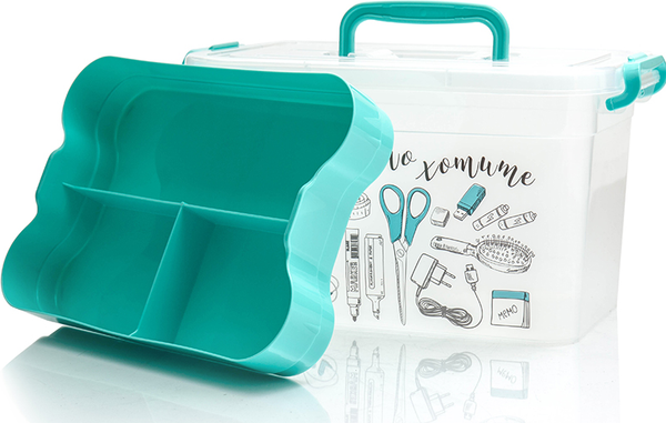 Изображение товара Органайзер для хранения Полимербыт Важные мелочи / 4380902 (6.5л)