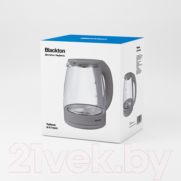 Изображение товара Электрочайник Blackton Bt KT1800G (серый)