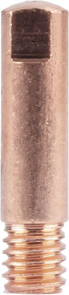 Изображение товара Наконечник контактный для горелки FoxWeld М6x25x1.2 Прямой AL / 5317