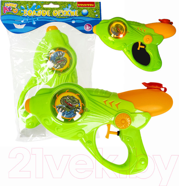 Изображение товара Бластер игрушечный Bondibon Наше Лето / ВВ5403-А (зеленый)