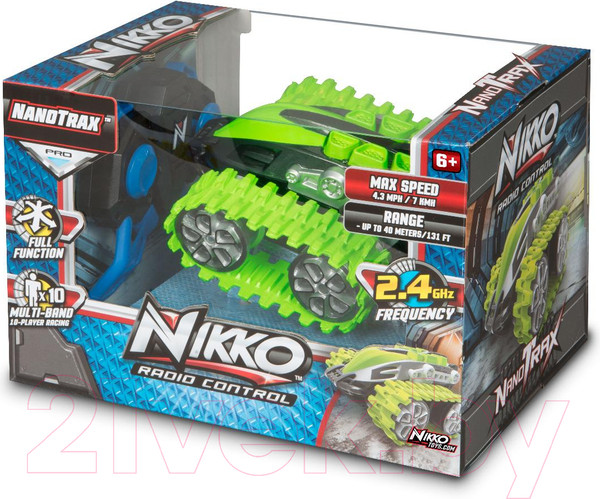 Изображение товара Радиоуправляемая игрушка Nikko Машина Nano Trax Electric Green 10181