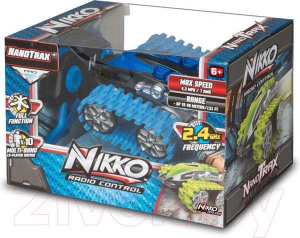 Изображение товара Радиоуправляемая игрушка Nikko Машина Nano Trax 10182 (Blaze Blue)