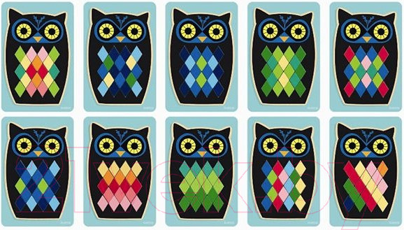 Изображение товара Развивающая игра Djeco Мозаика Сова / 01693