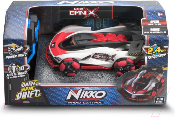 Изображение товара Радиоуправляемая игрушка Nikko Машина Nano Omni X Galactic Red 10201