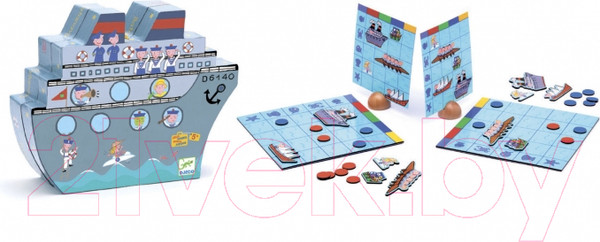Изображение товара Настольная игра Djeco Морской бой / 05270